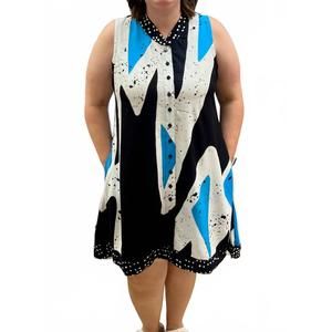 NEW IGUANA LIDER solah mini dress in turquoise